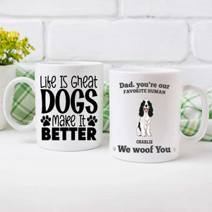 Custom Dog Dad Mug – Best Companion Gift | 89Prints