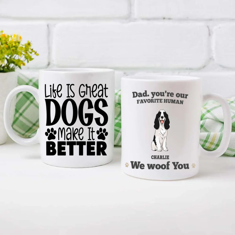 Custom Dog Dad Mug – Best Companion Gift | 89Prints