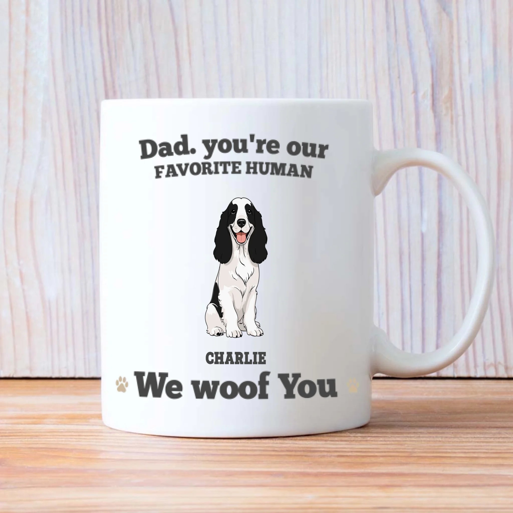 Custom Dog Dad Mug – Best Companion Gift | 89Prints