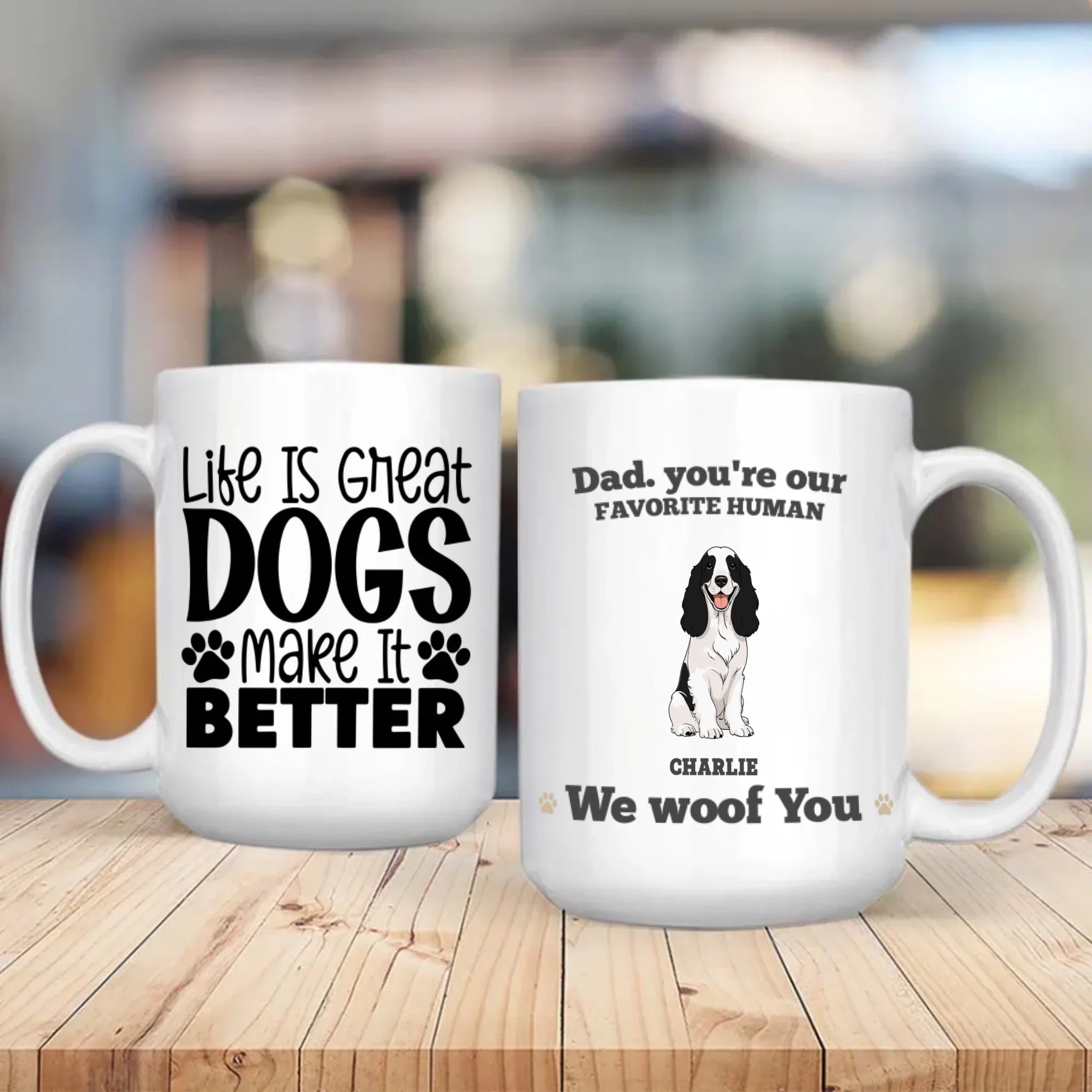 Custom Dog Dad Mug – Best Companion Gift | 89Prints