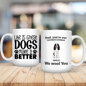 Custom Dog Dad Mug – Best Companion Gift | 89Prints