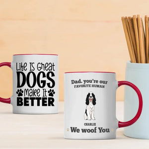 Custom Dog Dad Mug – Best Companion Gift | 89Prints