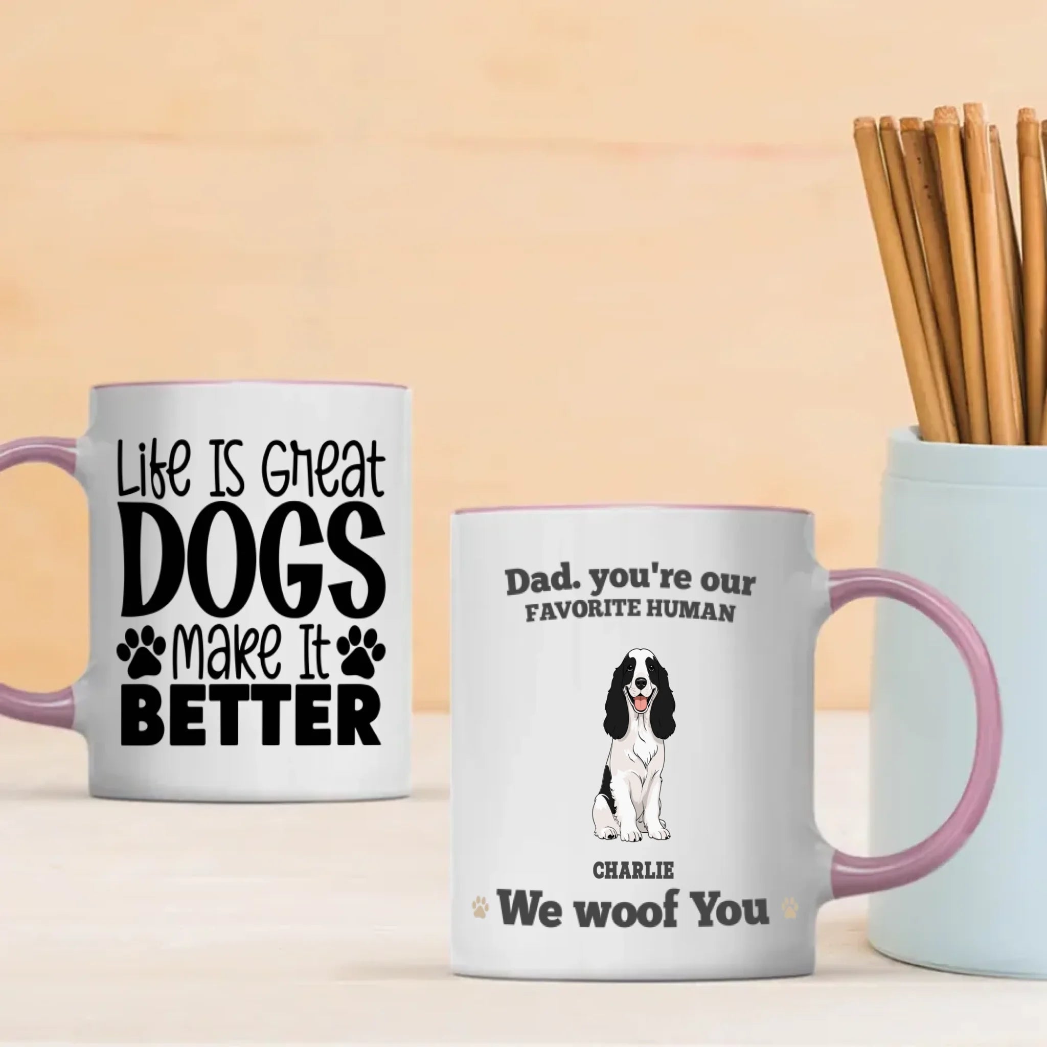 Custom Dog Dad Mug – Best Companion Gift | 89Prints