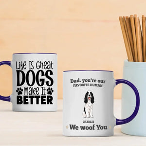 Custom Dog Dad Mug – Best Companion Gift | 89Prints
