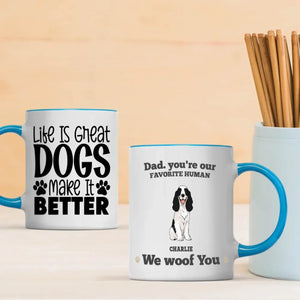 Custom Dog Dad Mug – Best Companion Gift | 89Prints