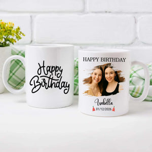 Pretty Personalized Birthday Mug Gift - 89Prints