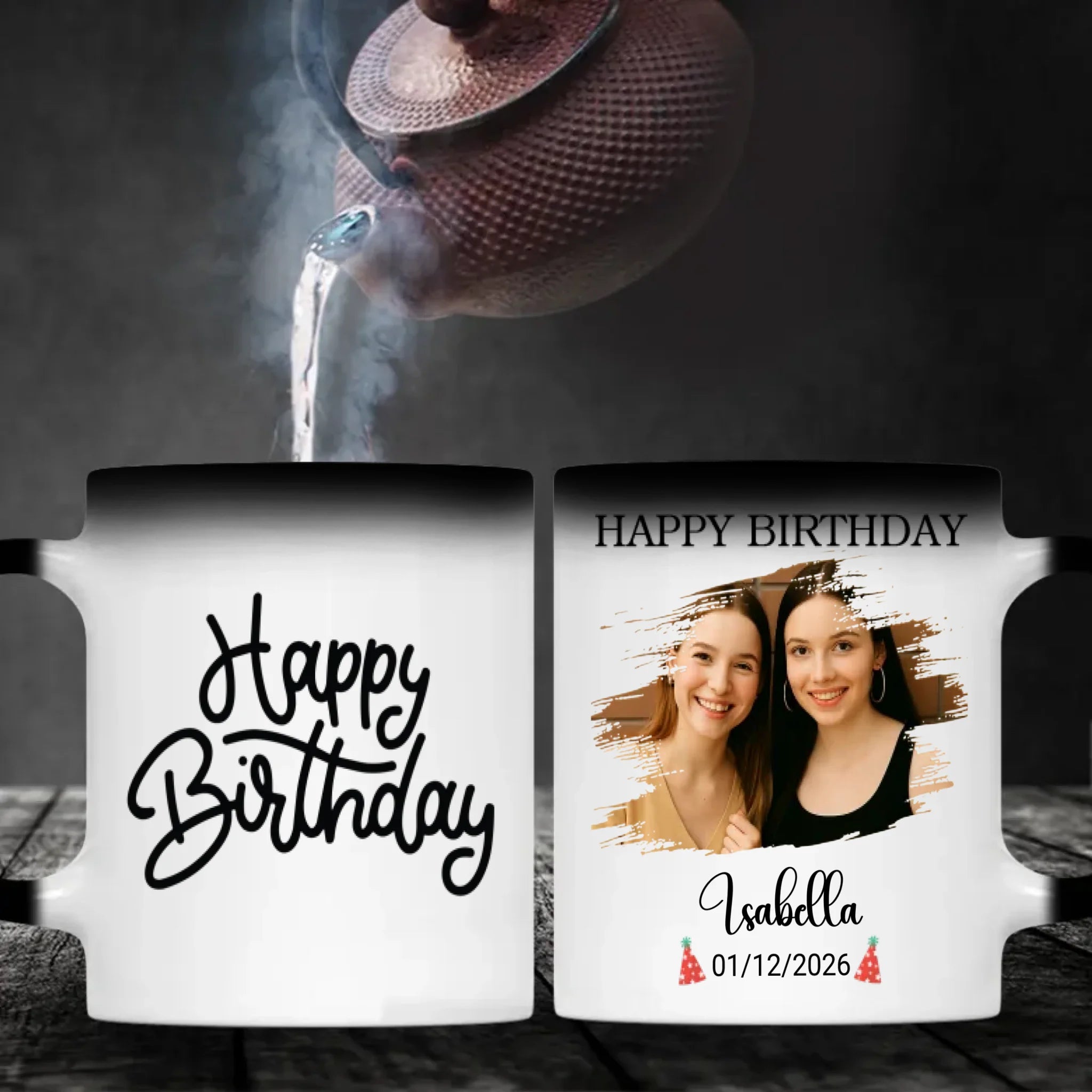 Pretty Personalized Birthday Mug Gift - 89Prints