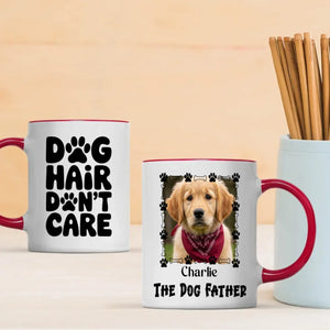 Custom Dog Mug – Dog Hair Don’t Care – Simple Modern Coffee Cup for Pet Parents – 89Prints