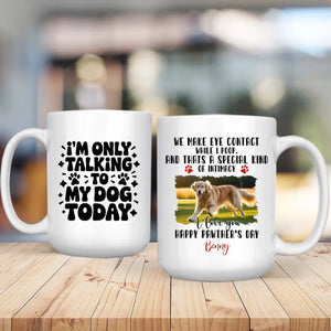 Personalized Dog Mug Happy Pawther’s Day - Funny Coffee Cup Gift for the Best Dog Dad Ever - 89Prints