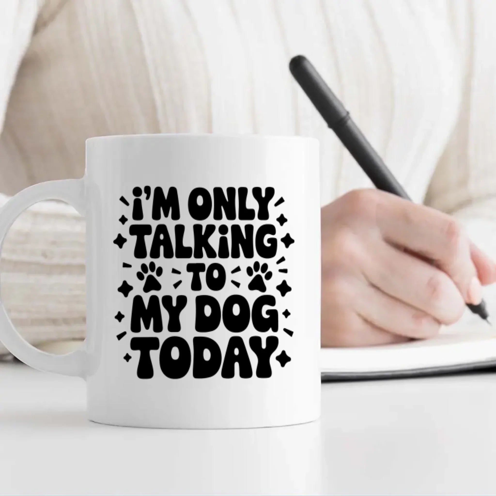 Personalized Dog Mug Happy Pawther’s Day - Funny Coffee Cup Gift for the Best Dog Dad Ever - 89Prints