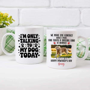 Personalized Dog Mug Happy Pawther’s Day - Funny Coffee Cup Gift for the Best Dog Dad Ever - 89Prints