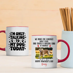 Personalized Dog Mug Happy Pawther’s Day - Funny Coffee Cup Gift for the Best Dog Dad Ever - 89Prints