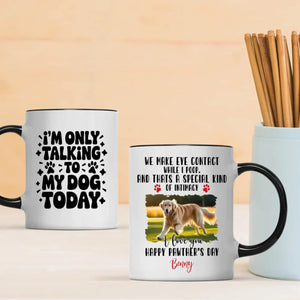 Personalized Dog Mug Happy Pawther’s Day - Funny Coffee Cup Gift for the Best Dog Dad Ever - 89Prints