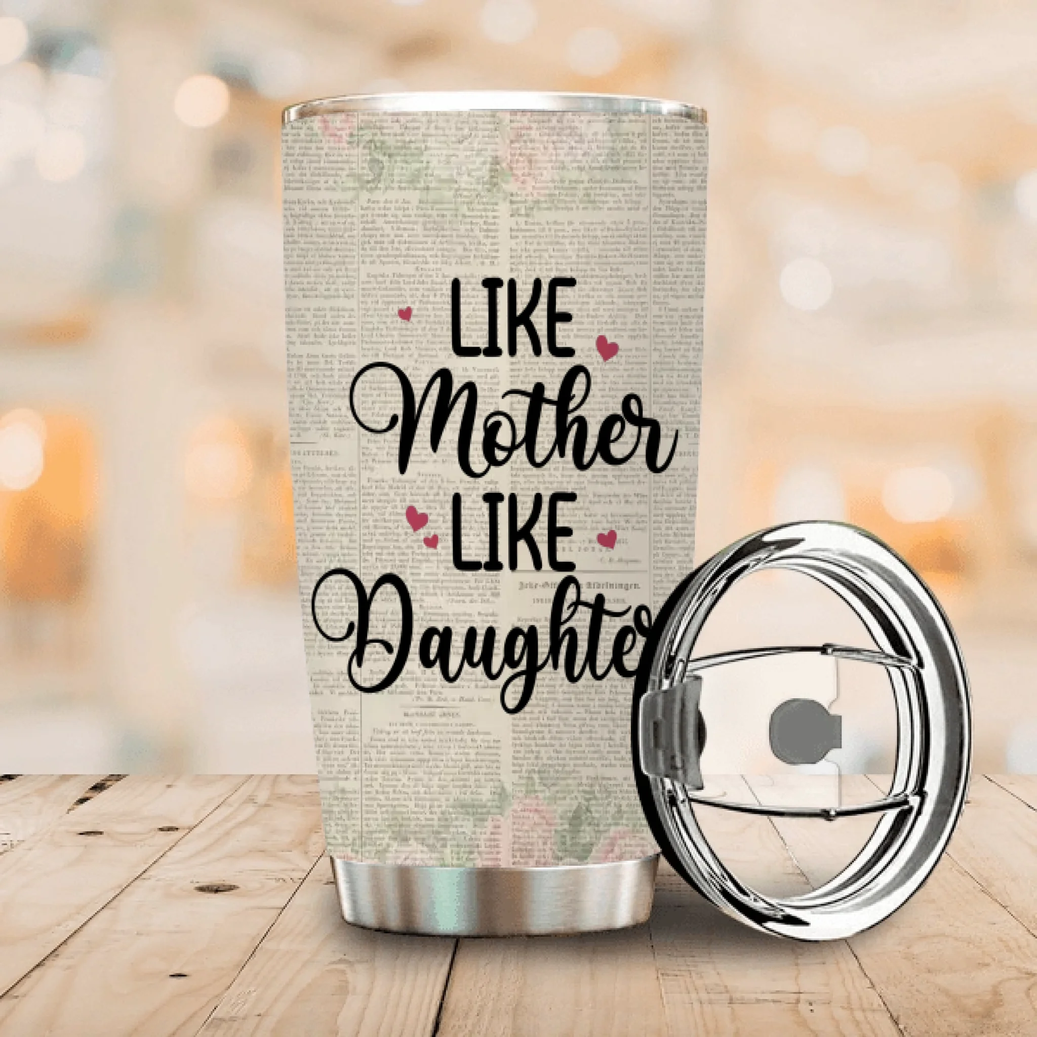 Personalized Matching Tumbler Set - Like Mother Like Daughters - 89Prints