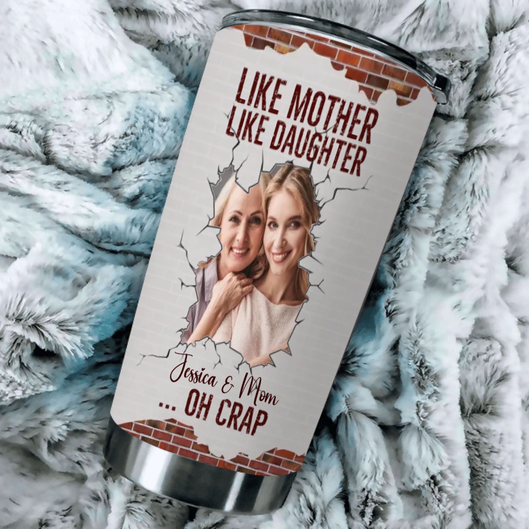Like Mother Like Daughter – Oh Crap Funny Tumbler for Mom & Daughter - ̣́89Prints