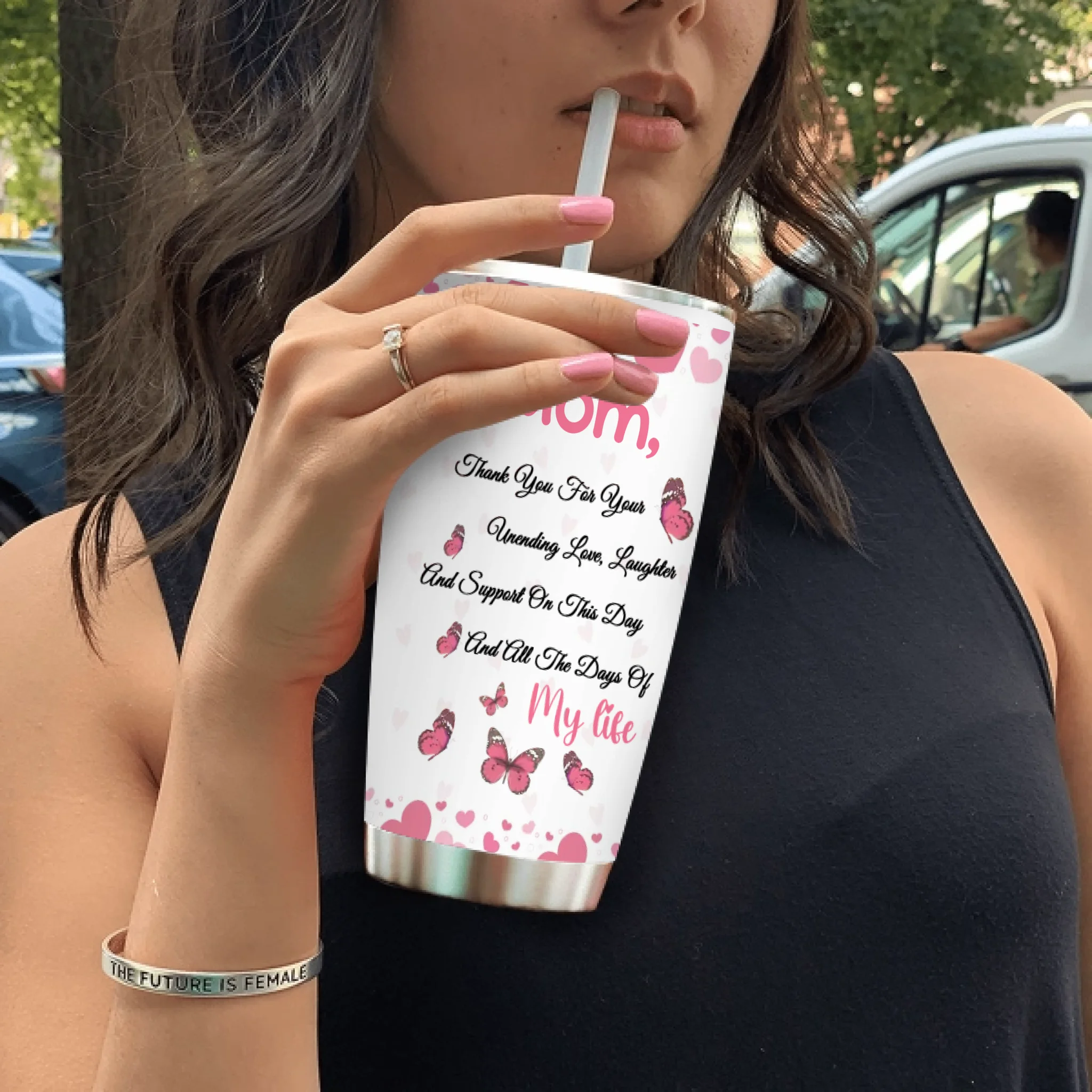 Personalized Mom Tumbler – Your Love Is an Unending Gift - 89Prints