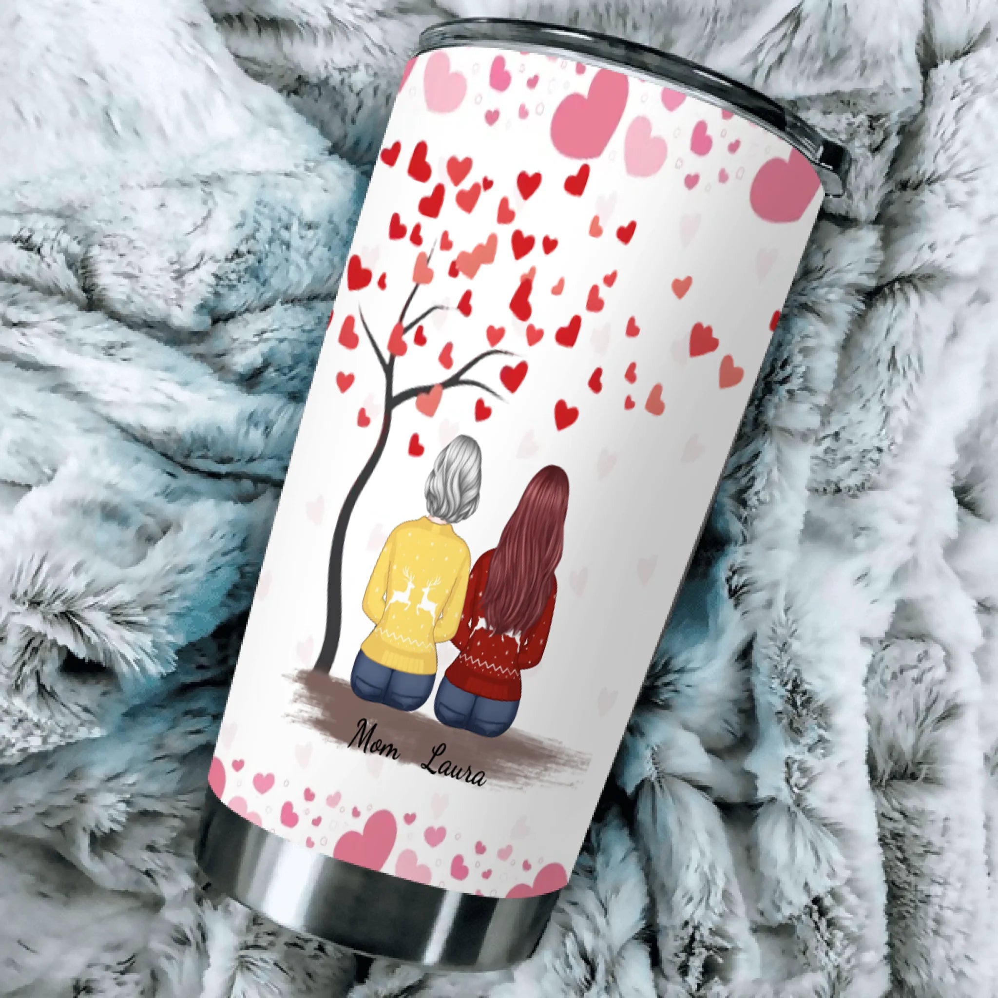 Personalized Mom Tumbler – Your Love Is an Unending Gift - 89Prints