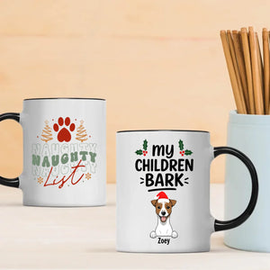 Christmas Dog Mug My Children Bark Funny Personalized Coffee Cup Gift – 89Prints