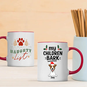 Christmas Dog Mug My Children Bark Funny Personalized Coffee Cup Gift – 89Prints