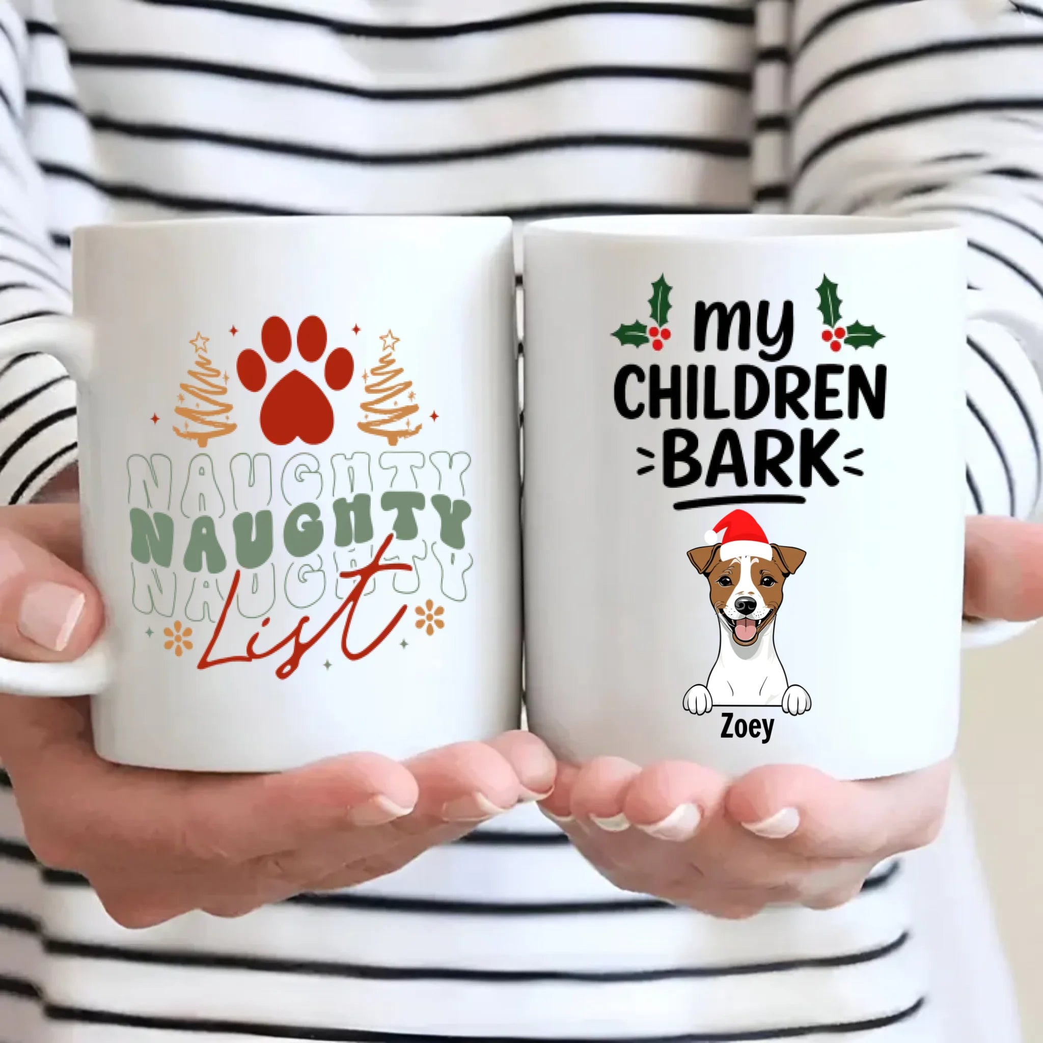 Christmas Dog Mug My Children Bark Funny Personalized Coffee Cup Gift – 89Prints