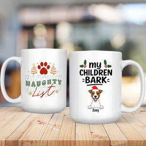 Christmas Dog Mug My Children Bark Funny Personalized Coffee Cup Gift – 89Prints