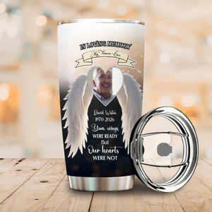 Custom Grandpa Memorial Tumbler – In Loving Memory of My Grandpa in Heaven - 89Prints