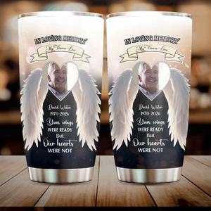 Custom Grandpa Memorial Tumbler – In Loving Memory of My Grandpa in Heaven - 89Prints