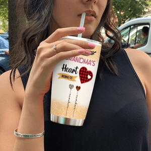 Personalized Nana Tumbler – This Nana’s Heart Belongs To Her Grandkids - 89Prints