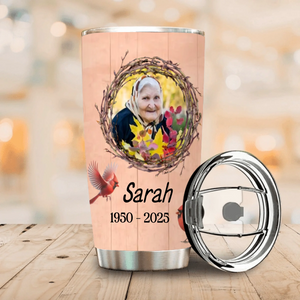 Cardinal Memorial Tumbler – Forever in My Heart Personalized Gift - 89Prints