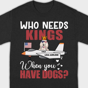 Custom No Kings Shirt – Personalized Dog Lover Tee | 89Prints