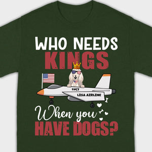 Custom No Kings Shirt – Personalized Dog Lover Tee | 89Prints