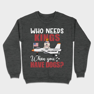 Custom No Kings Shirt – Personalized Dog Lover Tee | 89Prints