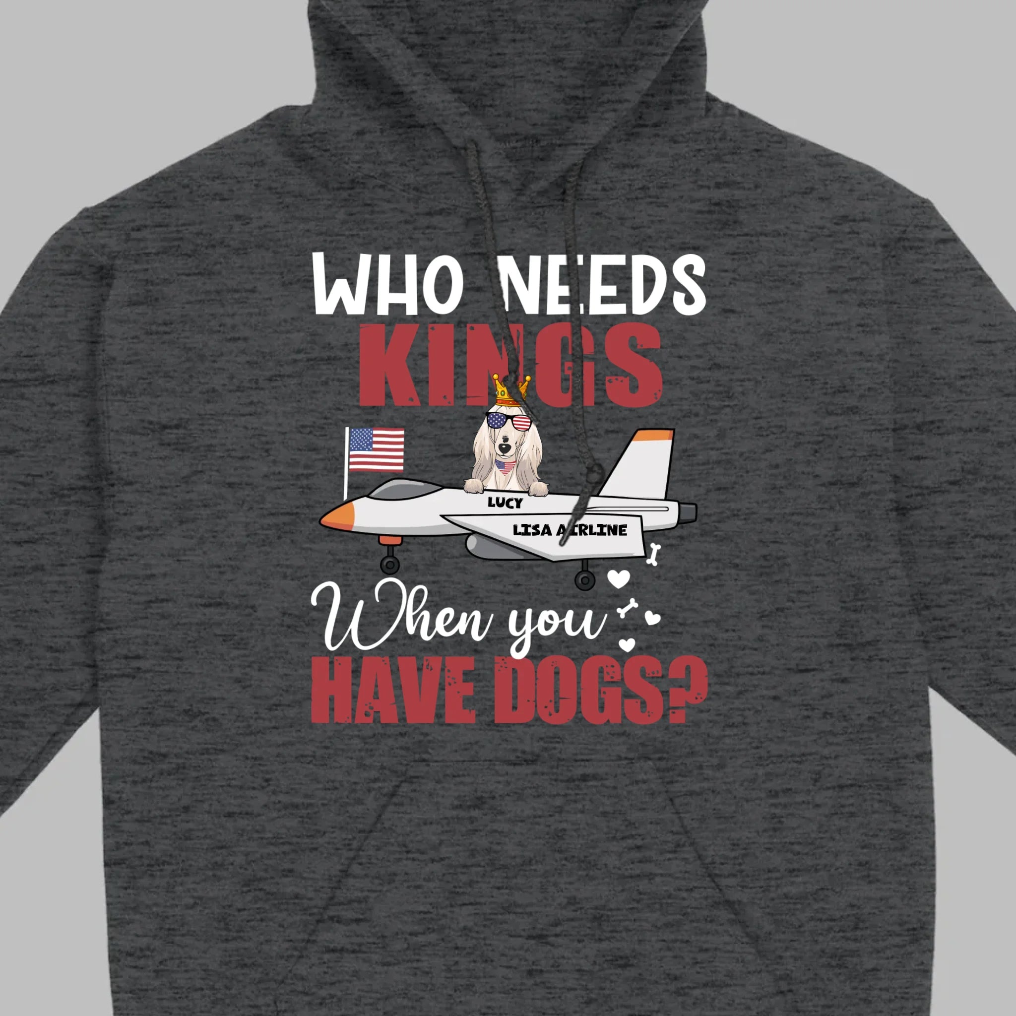 Custom No Kings Shirt – Personalized Dog Lover Tee | 89Prints