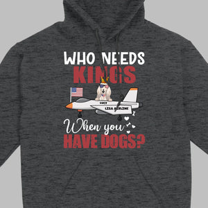 Custom No Kings Shirt – Personalized Dog Lover Tee | 89Prints