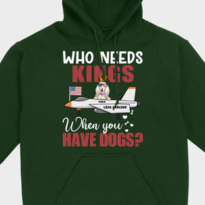 Custom No Kings Shirt – Personalized Dog Lover Tee | 89Prints