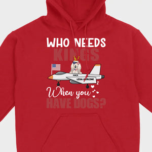 Custom No Kings Shirt – Personalized Dog Lover Tee | 89Prints