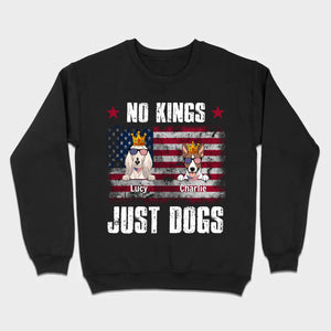 Custom “No Kings Just Dogs” Shirt – Personalized Dog Lover Tee | 89Prints