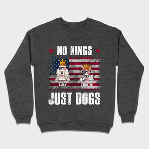 Custom “No Kings Just Dogs” Shirt – Personalized Dog Lover Tee | 89Prints