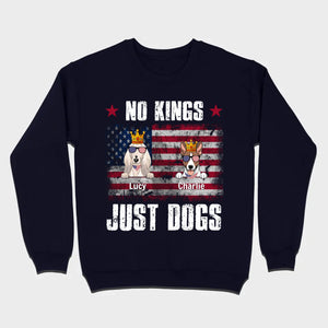 Custom “No Kings Just Dogs” Shirt – Personalized Dog Lover Tee | 89Prints