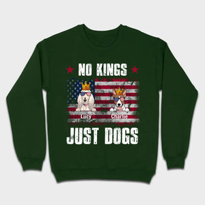 Custom “No Kings Just Dogs” Shirt – Personalized Dog Lover Tee | 89Prints