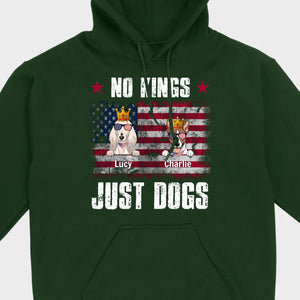 Custom “No Kings Just Dogs” Shirt – Personalized Dog Lover Tee | 89Prints