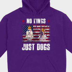 Custom “No Kings Just Dogs” Shirt – Personalized Dog Lover Tee | 89Prints