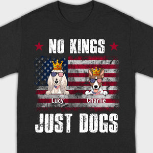 Custom “No Kings Just Dogs” Shirt – Personalized Dog Lover Tee | 89Prints