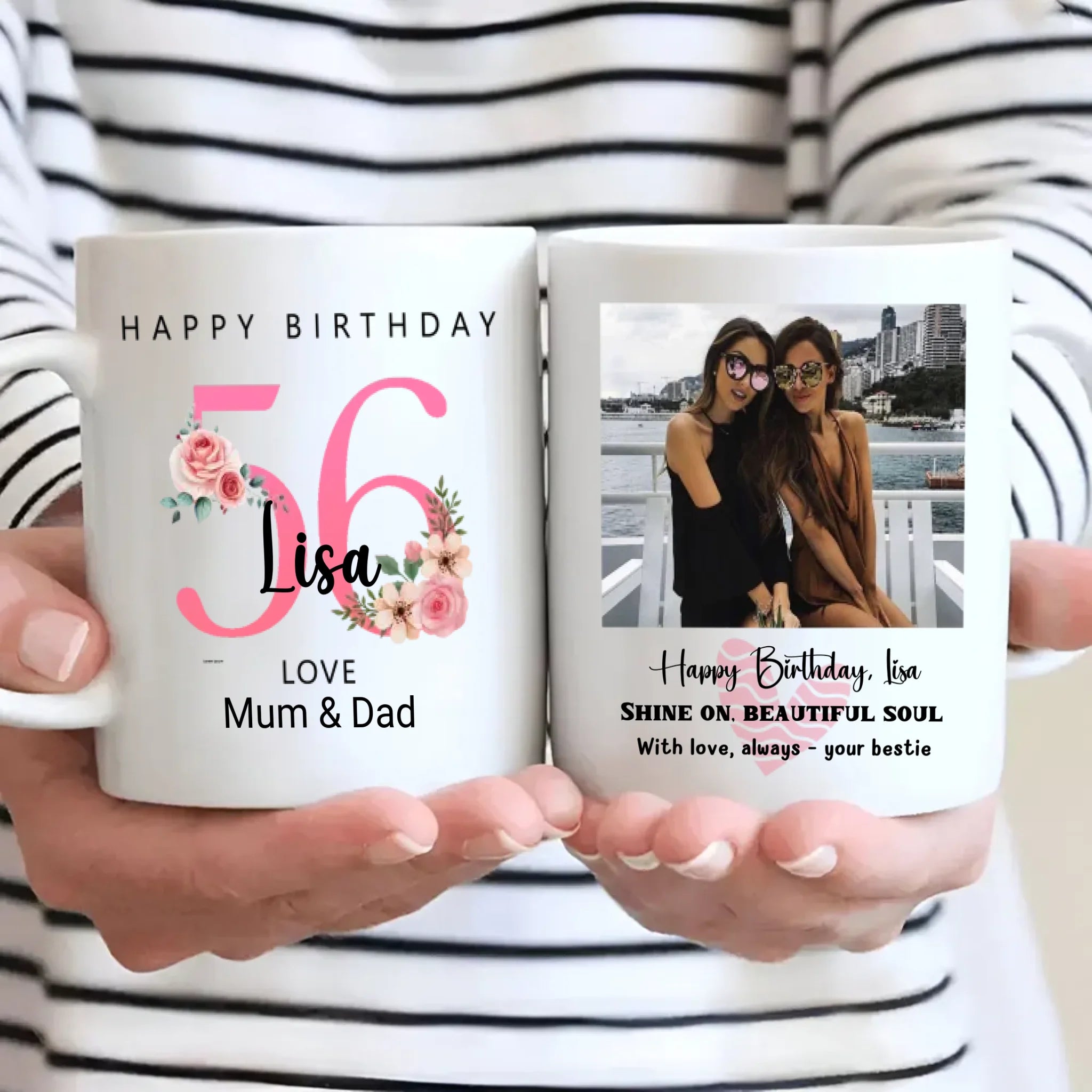 Celebrate 56 Years of Great Memories – Custom Retro Birthday Mug - 89Prints
