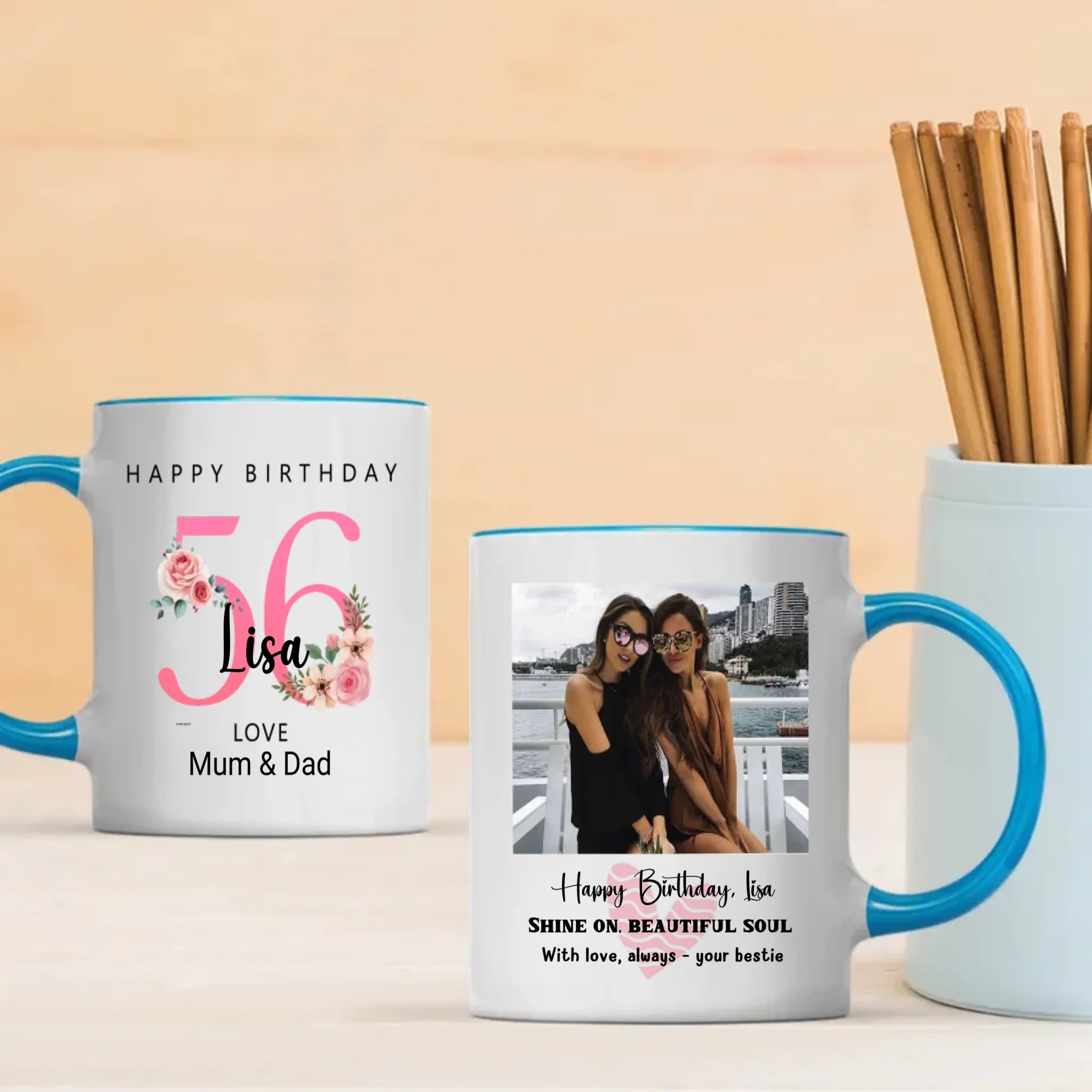 Celebrate 56 Years of Great Memories – Custom Retro Birthday Mug - 89Prints
