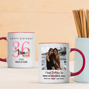 The Beauty of 36th – Custom Birthday Mug for Her | 89Prints