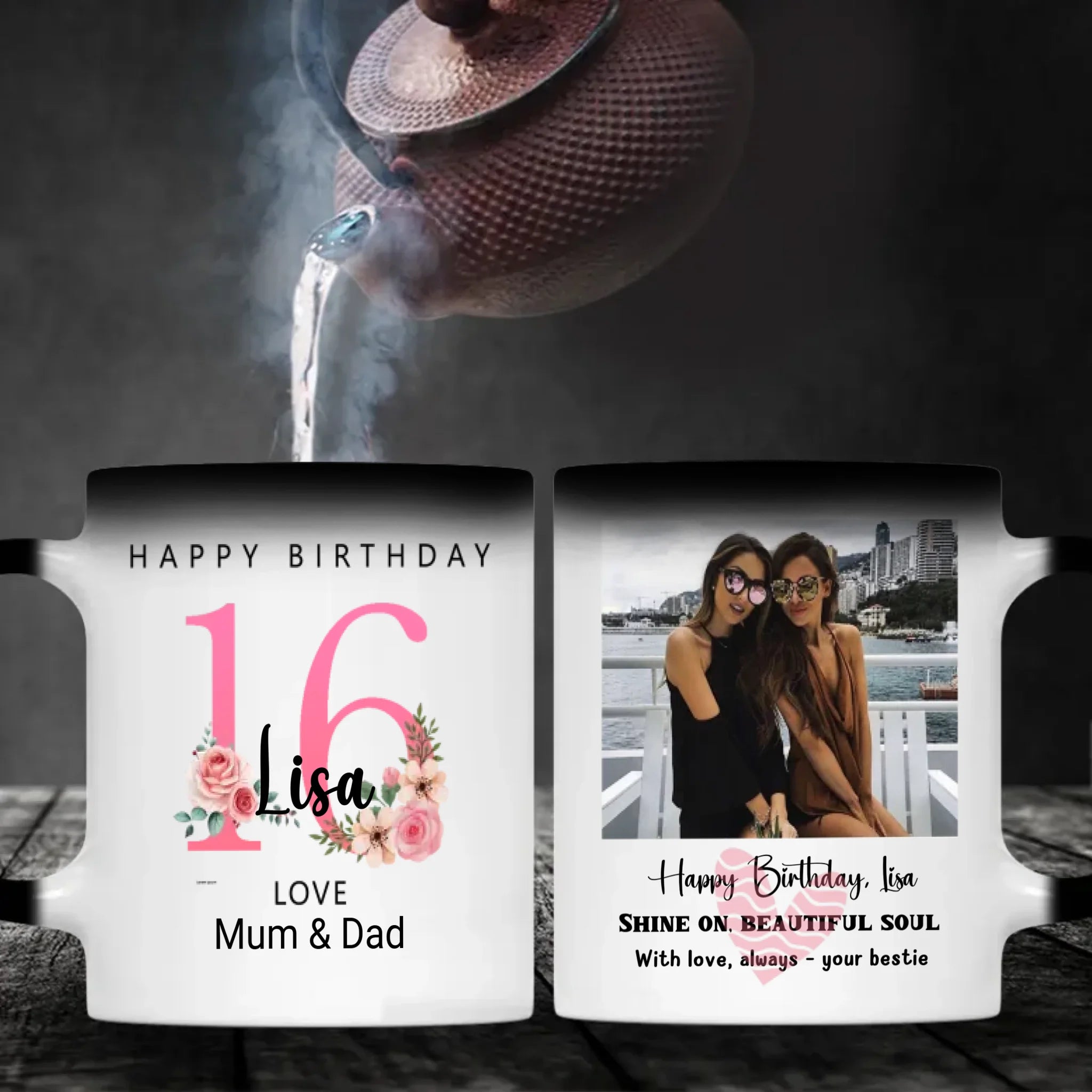 Sixteen and Shining – Personalized Birthday Mug | 89Prints