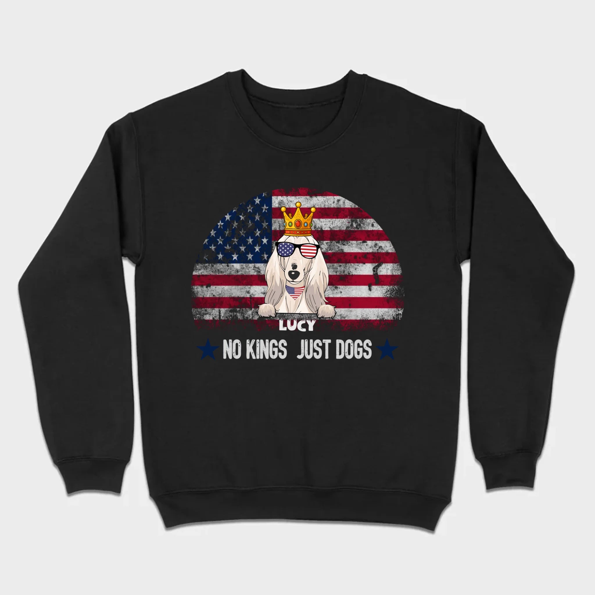 Custom No Kings Just Dogs Shirt – Personalized Patriotic Dog Lover T-Shirt | 89Prints