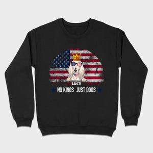 Custom No Kings Just Dogs Shirt – Personalized Patriotic Dog Lover T-Shirt | 89Prints