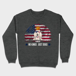 Custom No Kings Just Dogs Shirt – Personalized Patriotic Dog Lover T-Shirt | 89Prints